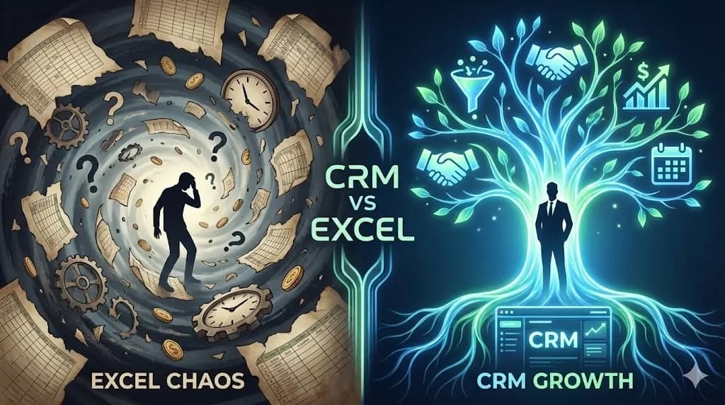 CRM vs Excel：为什么用Excel管理客户在害你亏钱